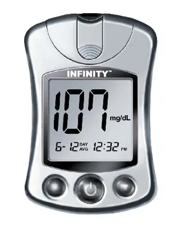 Blood Glucose Meter US Diagnostics® Infinity™ 5 Second Results Stores up to 250 Results No Coding Required