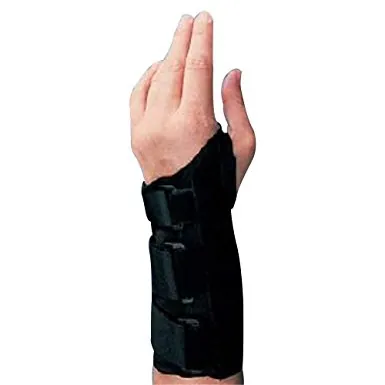 Wrist Brace Supreme Flannel / Metal / Plastic Left Hand Black X-Small