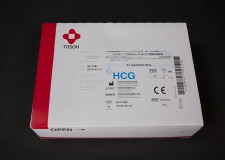 Reagent ST AIA-Pack Reproductive Endocrinology Assay Human Chorionic Gonadotropin (hCG) For AIA® Automated Immunoassay Systems 100 Tests 20 Cups X 5 Trays