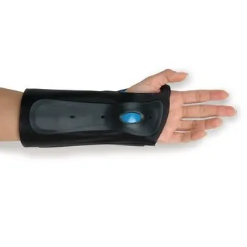 Wrist Brace Exoform® Contoured Aluminum / Plastic Right Hand Black Medium