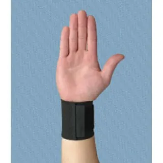 Wrist Support Wraparound / Wristlet Elastic Left or Right Wrist Black One Size Fits Most