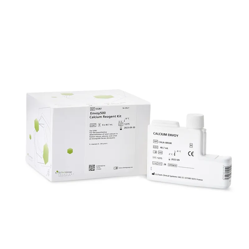 Reagent Envoy® 500 General Chemistry Calcium For Envoy 500 Chemistry System 1,000 Tests 8 X 36.8 mL