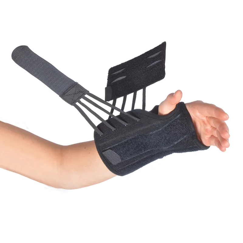 Wrist Brace Titan Wrist™ Aluminum / Nylon Left Hand Black X-Small