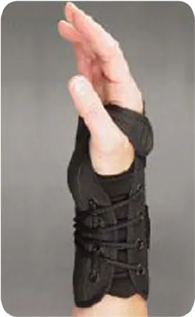 Wrist Brace Westport Flannel / Metal Left Hand Black X-Small