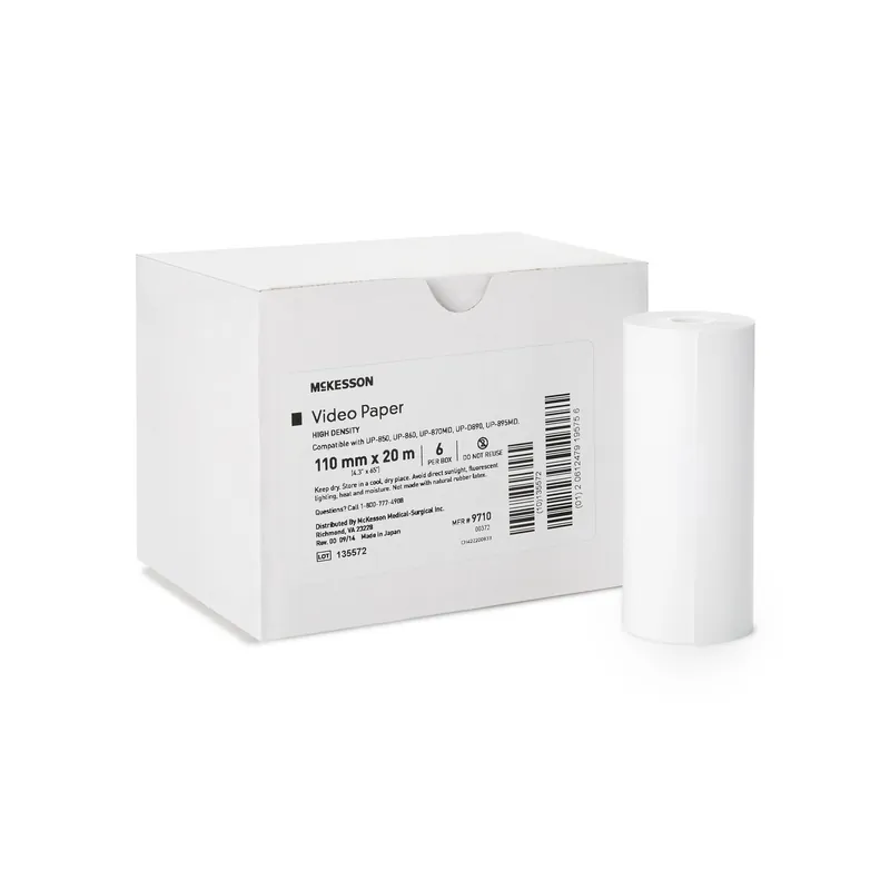 Media Recording Paper Premium Grade Paper 110 mm x 20 Meter Roll Without Grid