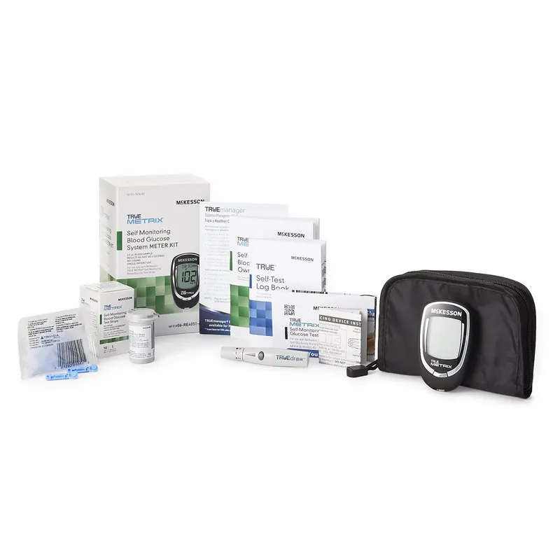 Blood Glucose Meter TRUE METRIX® 4 Second Results Stores up to 500 Results No Coding Required