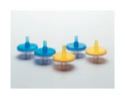 Syringe Filter 25 mm dia., 0.22 µm Pore Size, 75 psi Pressure Rating, Female Luer Lok Inlet Style, Male Luer Slip Outlet Style, 45°C Temperature, Hydrophillic, Sterile
