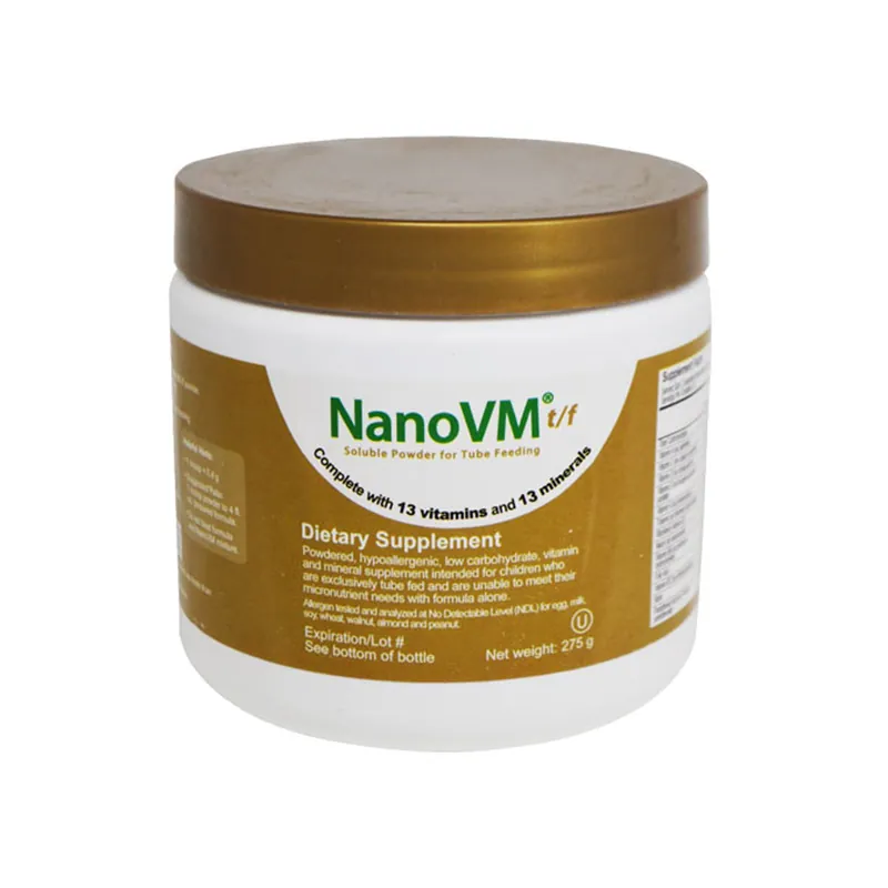 Tube Feeding Formula NanoVM® tf Unflavored Powder 275 Gram Jar