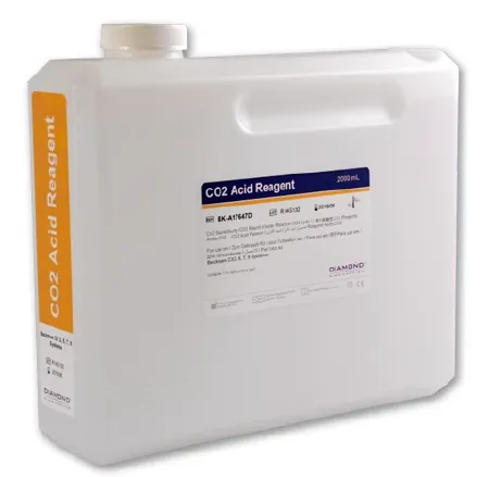 Reagent General Chemistry Carbon Dioxide (CO2) Acid For CX 3 to 9 Beckman Chemistry Analyzer 2 X 2 Liter
