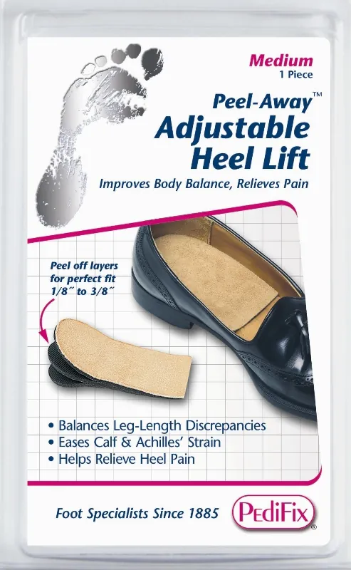 Heel Lift Adjust-A-Heel Lift™ Large Without Fastening Male 9 and Up / Female 11 and Up Foot