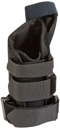 Wrist Brace with Thumb Spica Primo® Aluminum / Elastic / Foam / Plastic / Polyester Right Hand Black X-Small