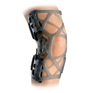 Knee Brace OA Reaction Web™ Right Medial / Left Lateral X-Small Hook and Loop Strap Closure 13 to 15-1/2 Inch Thigh Circumference Left or Right Knee