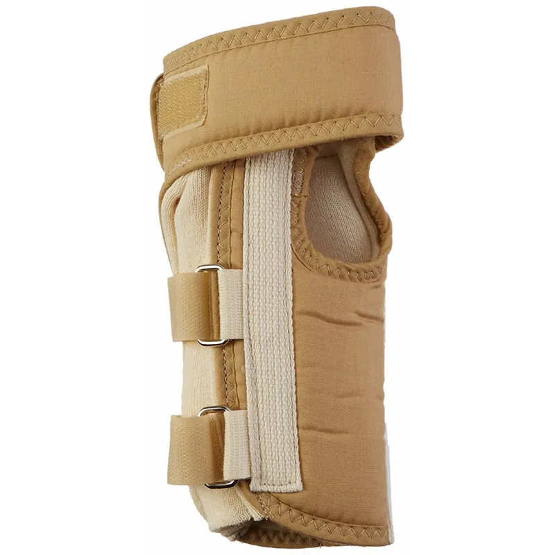 Wrist Brace Rolyan® D-Ring™ with MCP Support Aluminum / Polyester / Cotton / Foam / Polyester Left Hand Beige Small