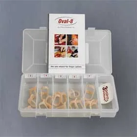 Finger Splint Oval-8® Adult Size 14 Pull-On Tan